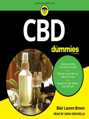 cover image of CBD For Dummies